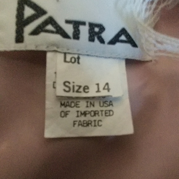 PLUS SIZE Vintage  Patra Formal  Lace Collar Dress - Picture 5 of 6